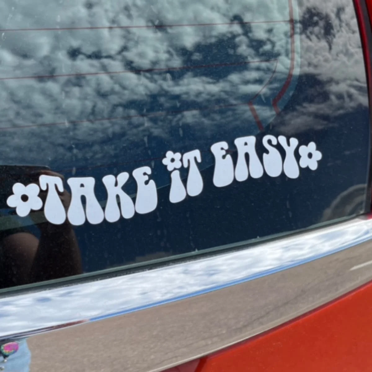 

Возьмите его легкие наклейки на окна автомобиля слова Стайлинг виниловые декоративные наклейки аксессуары