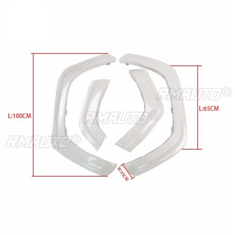 Wheel Arch Eyebrow Flare Exterior Trim Compatible With 2019 Aftermarket Auto Accessories
