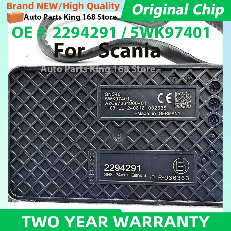 

5WK97401 2294291 Nitrogen Oxygen NOx Sensor for Scania 5 6 Series P Trucks 2004-2010 2064769 2247381 2296801