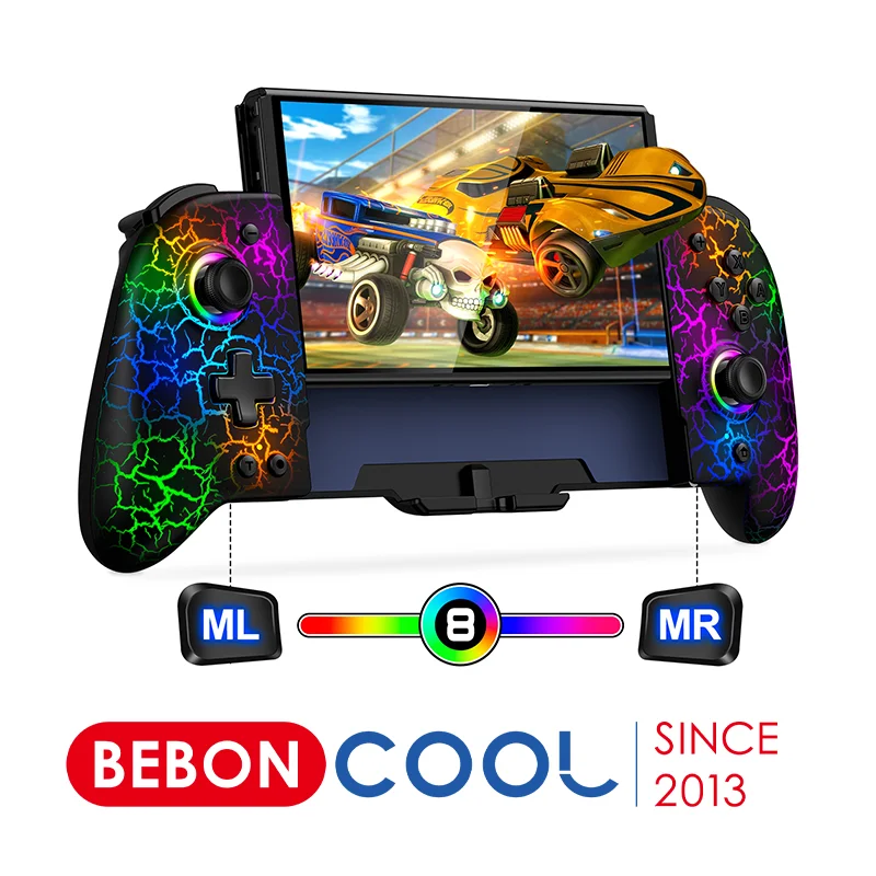 BEBONCOOL Pro Controller For Nintendo Switch/Switch OLED Console RGB Handheld wireless handle Controllers Joypad Switch Gamepads