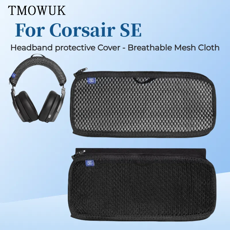 

For Corsair SE Size 240*100mm Breathable Mesh Fabric Protective Headband Cover