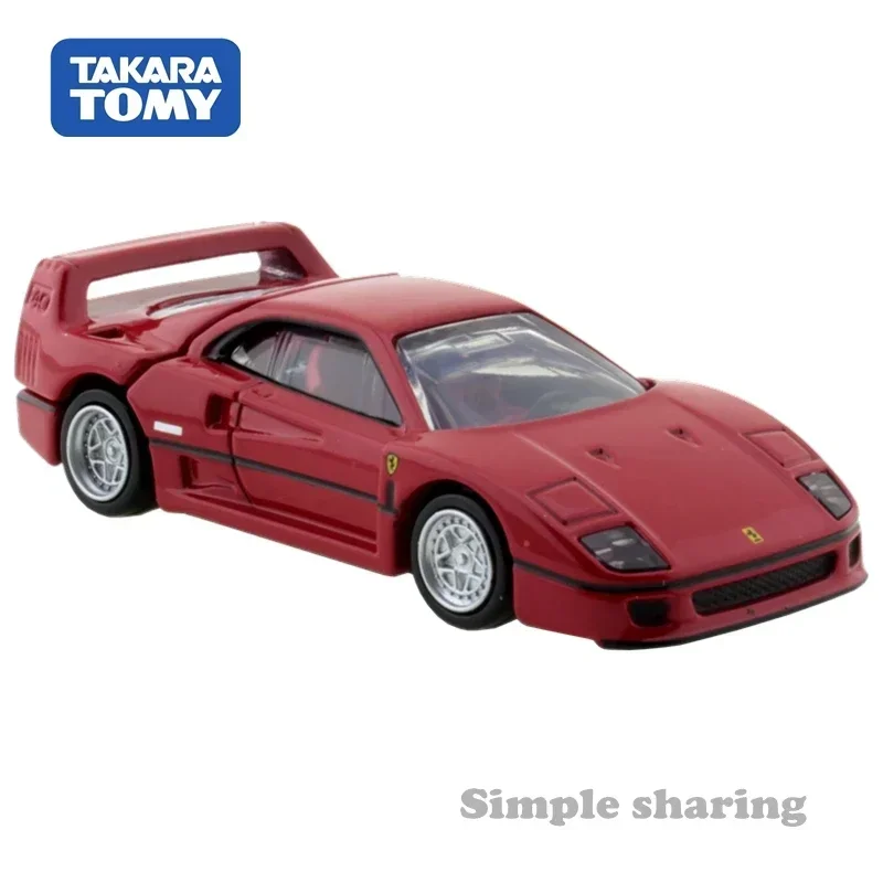 TAKARA TOMY 1:64 modelo de simulação de liga fundida caixa preta TP31 F40, brinquedos de exibição de coleção infantil, presentes infantis.