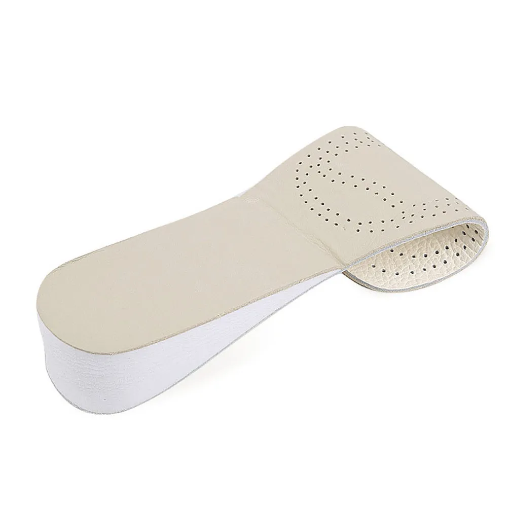1 Pair Increase Height Shoe Insoles Cow Eva Cushions Size 43 44 Prevent Slipping Shoe Lift Taller Pads