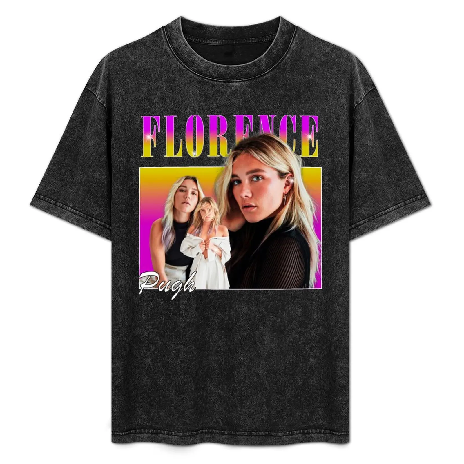 

florence pugh T-Shirt vintage t shirts blue lock new gifts and t-shirts Short sleeve tee t shirts for men