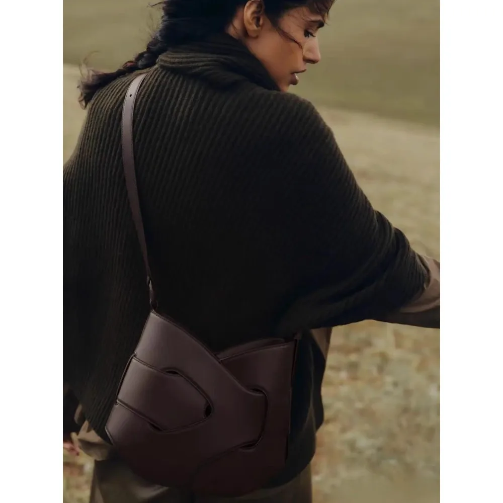 

Best-selling women's niche bag - knitted knot bag - fashionable European style crossbody bag for women