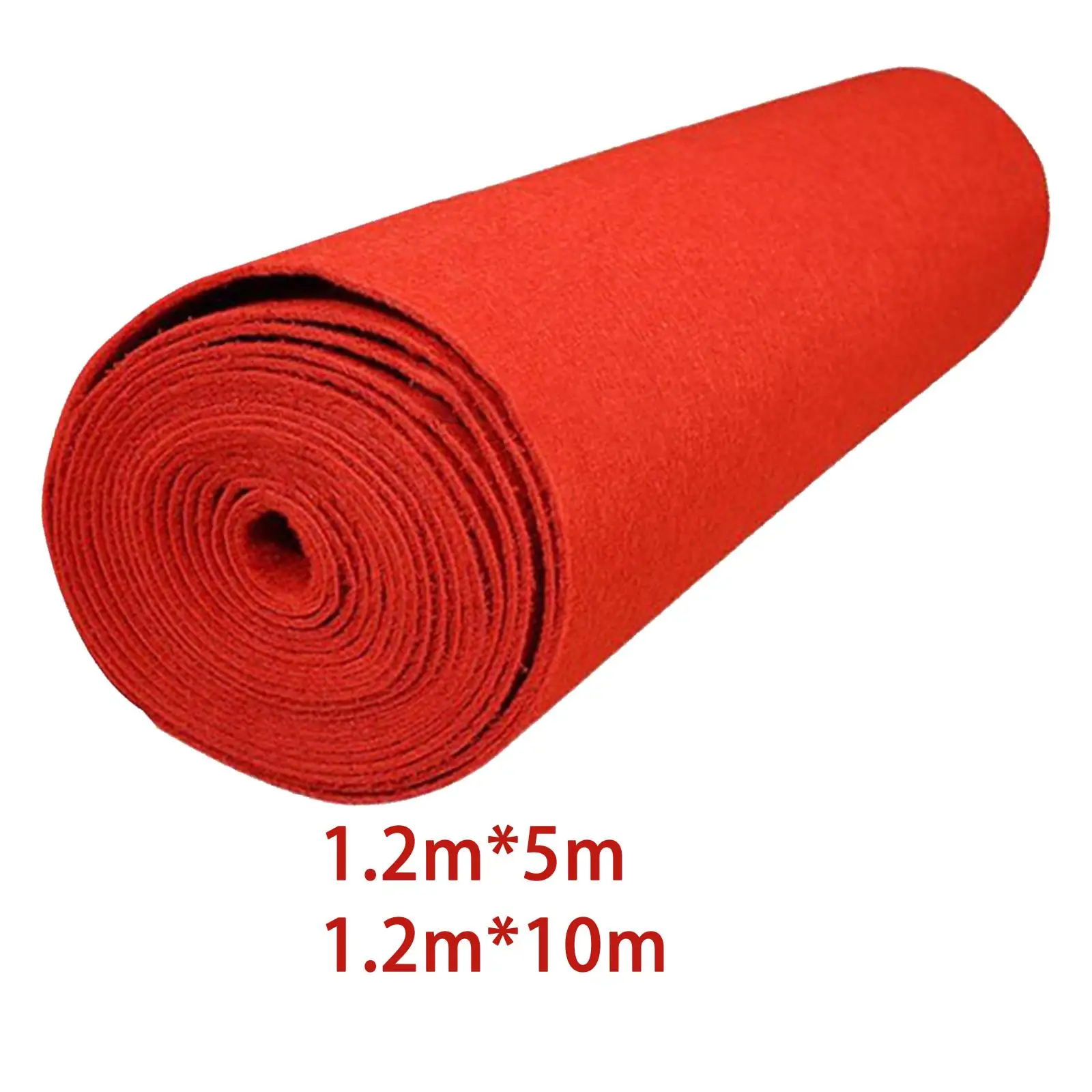 Red Carpet Aisle Runner Portable Sturdy Practical 1.2 Meter Wide Red Aisle Runner for Exhibition Engagement Holiday Party Event