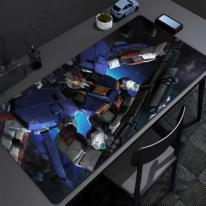 

Gaming Mouse Pad Mechanical Warrior Gundam Accessories Office Gamer Keyboard Desk Mat Non-Slip ground mat big PC Anime Mousepad