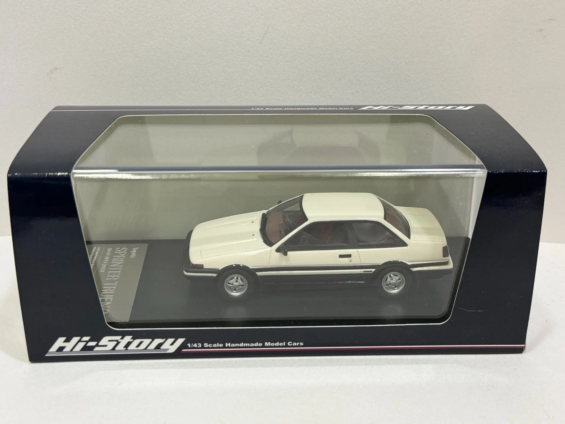 

Flaws "Breaking The Bar" Hi Story 1/43 Scale Toyota Sprinter Trueno Resin Car Model Collectible Toy Gift Souvenir