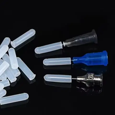 Special Silicone Plug Head, Syringe Needle, Use for Glue Dispensing, Prevent Glue, 15Pcs