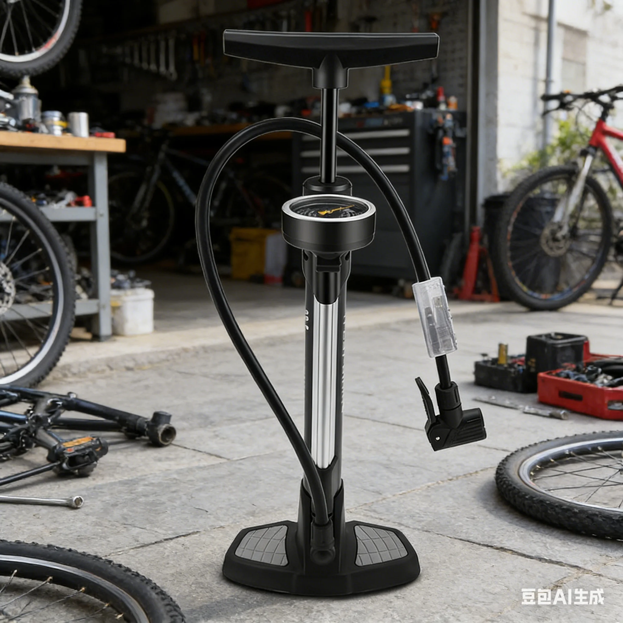 

Велосипедный воздушный насос с вертикальным клапаном высокого давления, многофункциональный насадочный штуцер для накачивания, бытовые аксессуары для надувных изделий