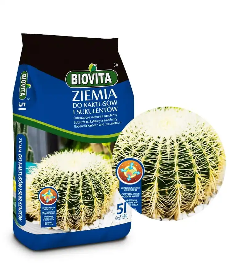 Aardesubstraat voor cactussen en vetplanten 5L