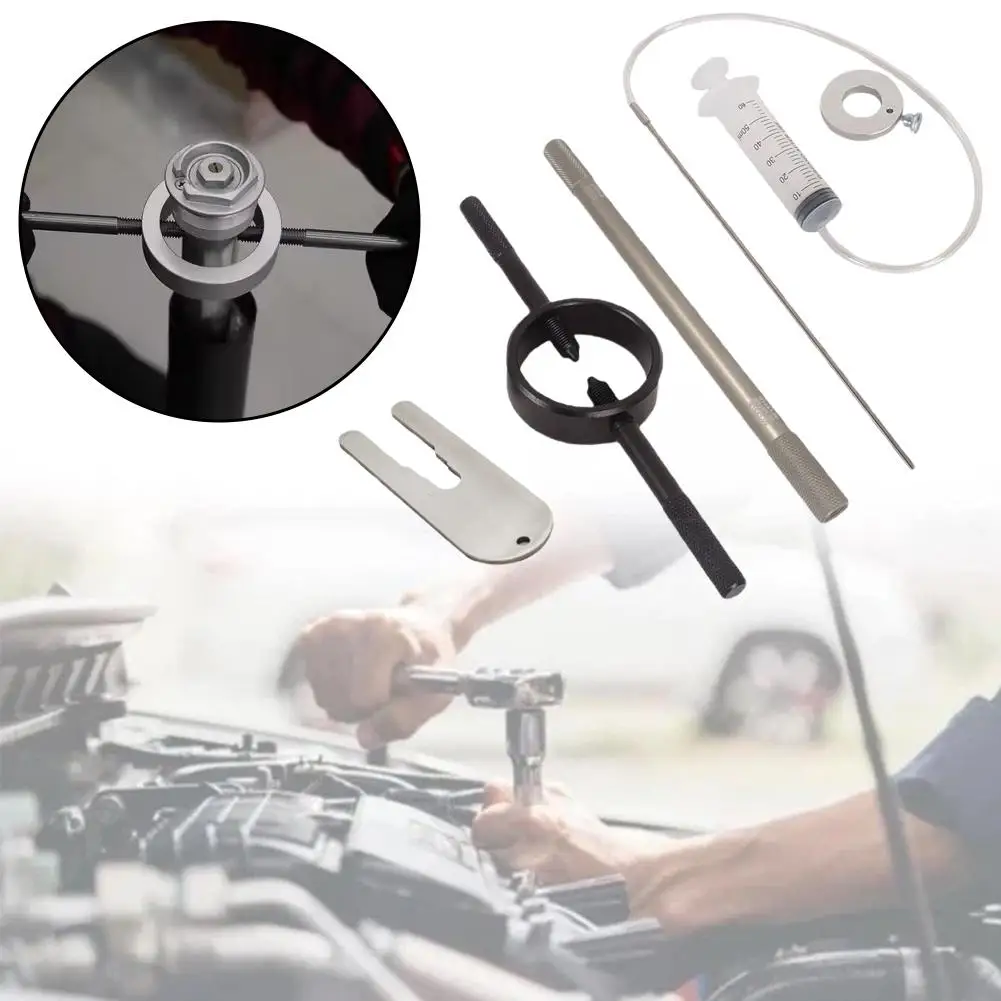 

Motorcycle Fork Spring Compressor Tool Kit , Universal & Front Safe Repair, Easy Suspension Installation X7G2