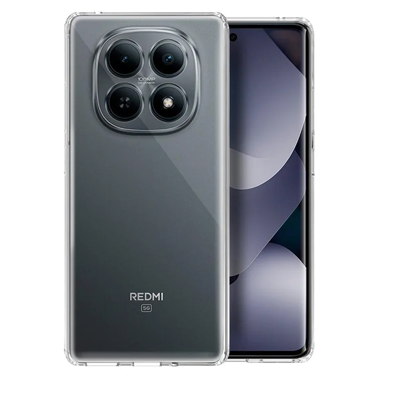 

Чехол на Poco M8 5G, ультратонкий прозрачный мягкий чехол из ТПУ для Xiaomi Poco M8 5G, прозрачный чехол PocoM8, бампер