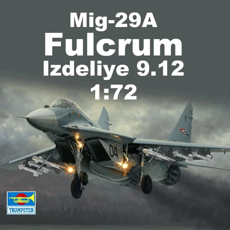 Trumpeter รุ่นพลาสติกประกอบเครื่องบินชุด 01674 MiG-29A Fulcrum Fighter [Izdeliye 9.12] 1/72 Scale