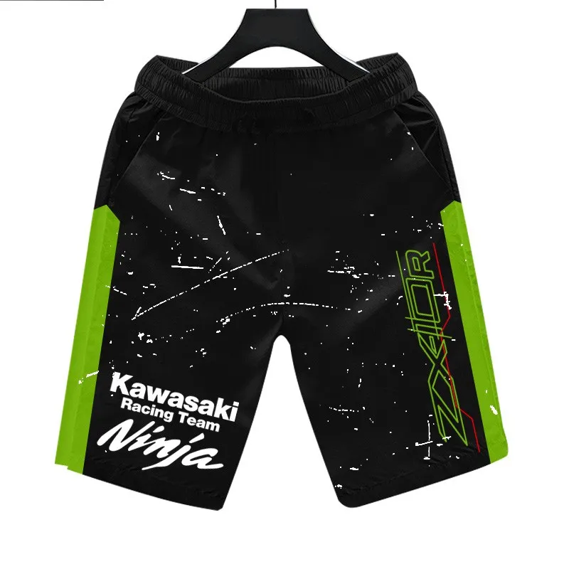 Kawasaki-Short de sport de moto pour homme, short de tennis respirant, séchage rapide, vêtements de sport de course, été, nouveau