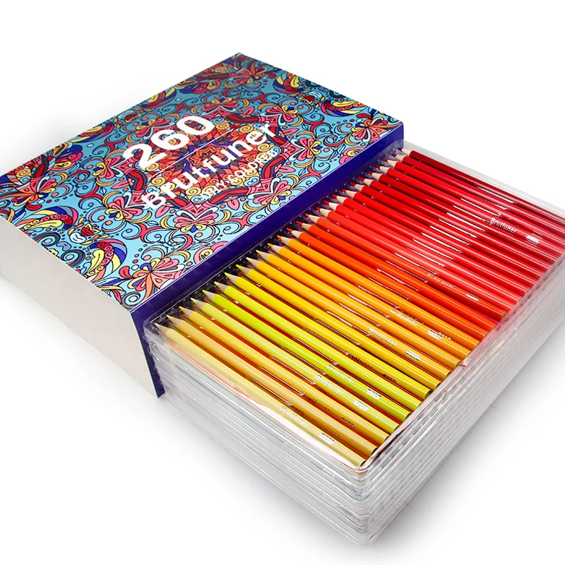 

72/100/120/160/260 Colours Oil Colored Pencils Drawing Sketches Pencil Art Painting Sketch Pencil Colouring Drawing Art Set