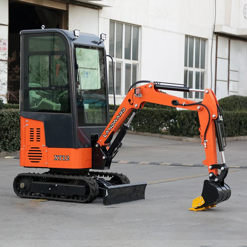 Cheap 1800kg Chinese Mini Small Excavators Wholesale Compact Digger Mini Excavators Small Digger With Thumb Bucket Customized