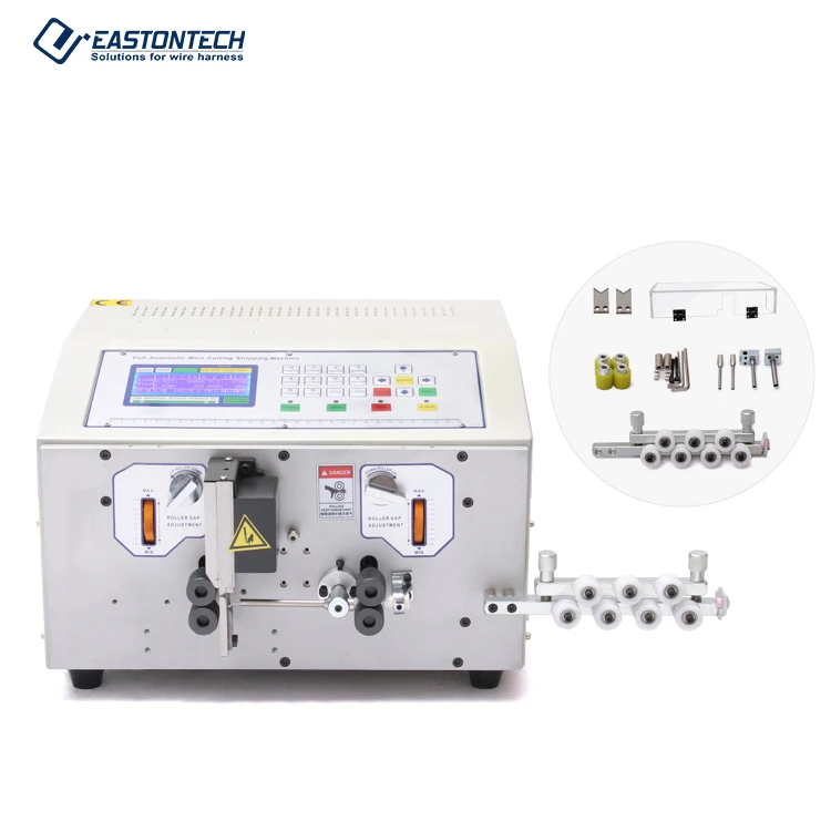 EW-02A Full Automatic electric wire stripping machine wire stripping twisting machine cable cutting and stripping machine