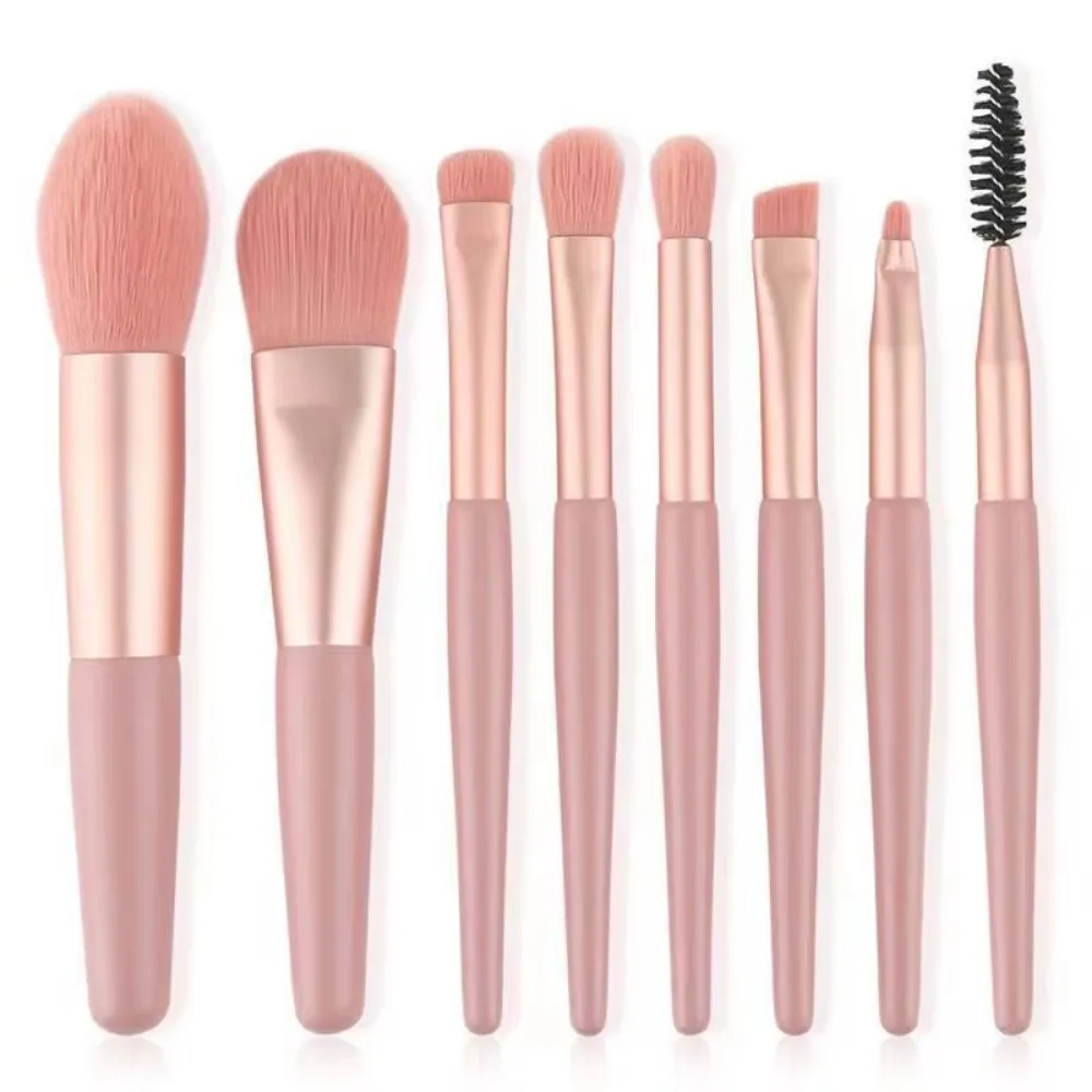 New 8Pcs Professional Makeup Brushes Set Cosmetic Powder Eye Shadow Foundation Blush Blend Concealer Beauty Make Up Tool Brushes