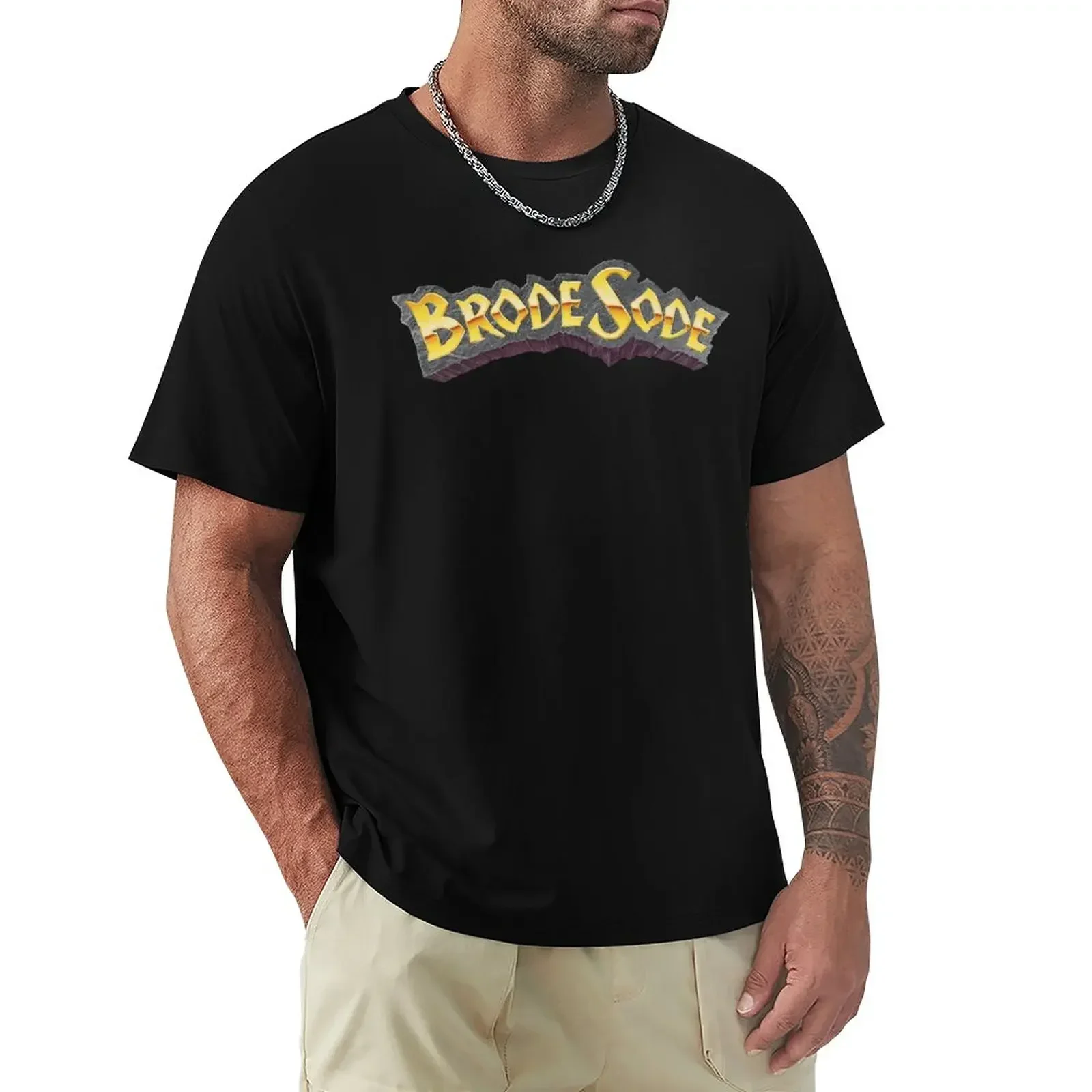 HeroQuest Brode Sode! T-Shirt man clothes black t shirt plus size t shirts t shirts for men cotton