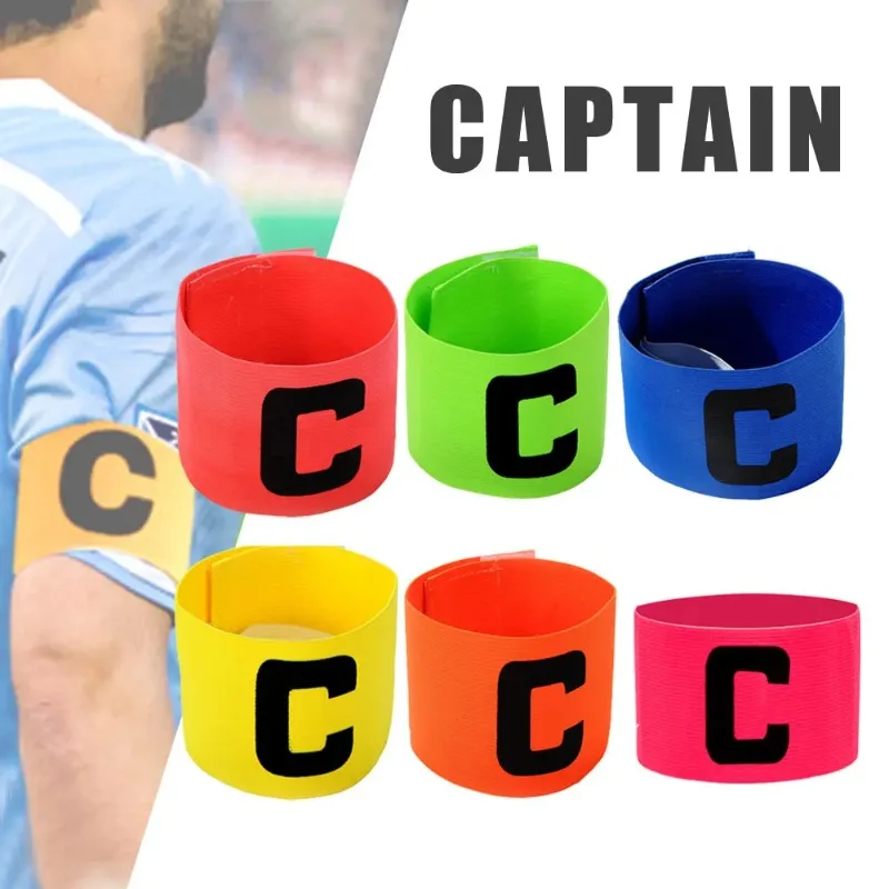 

1Pc Arm Band Leader Competition Football Captain Armband Soccer Captain Armband Group Armband Football Training Adjustable Band