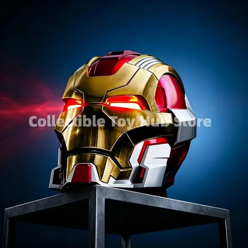 In Stock Mech‑Model‑17 Wearable 1/1 Mecha Helmet Voice‑Activated Multi‑Mode Electric Opening Closing LED Glowing Eyes Adult FAN