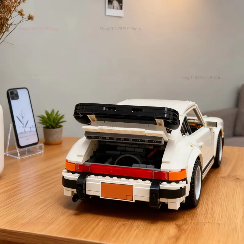 Juego de bloques de construcción de carrera clásicos 2 en 1, 1458 Uds., colección de modelos de vehículos, coches de ladrillos, juguetes para adultos y adolescentes, regalo de Navidad