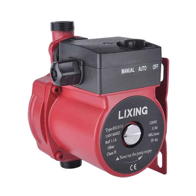 165W temperature control Automatic Central Heating Circulating Pump 220V Household Heating Hot Water Circulation Pump