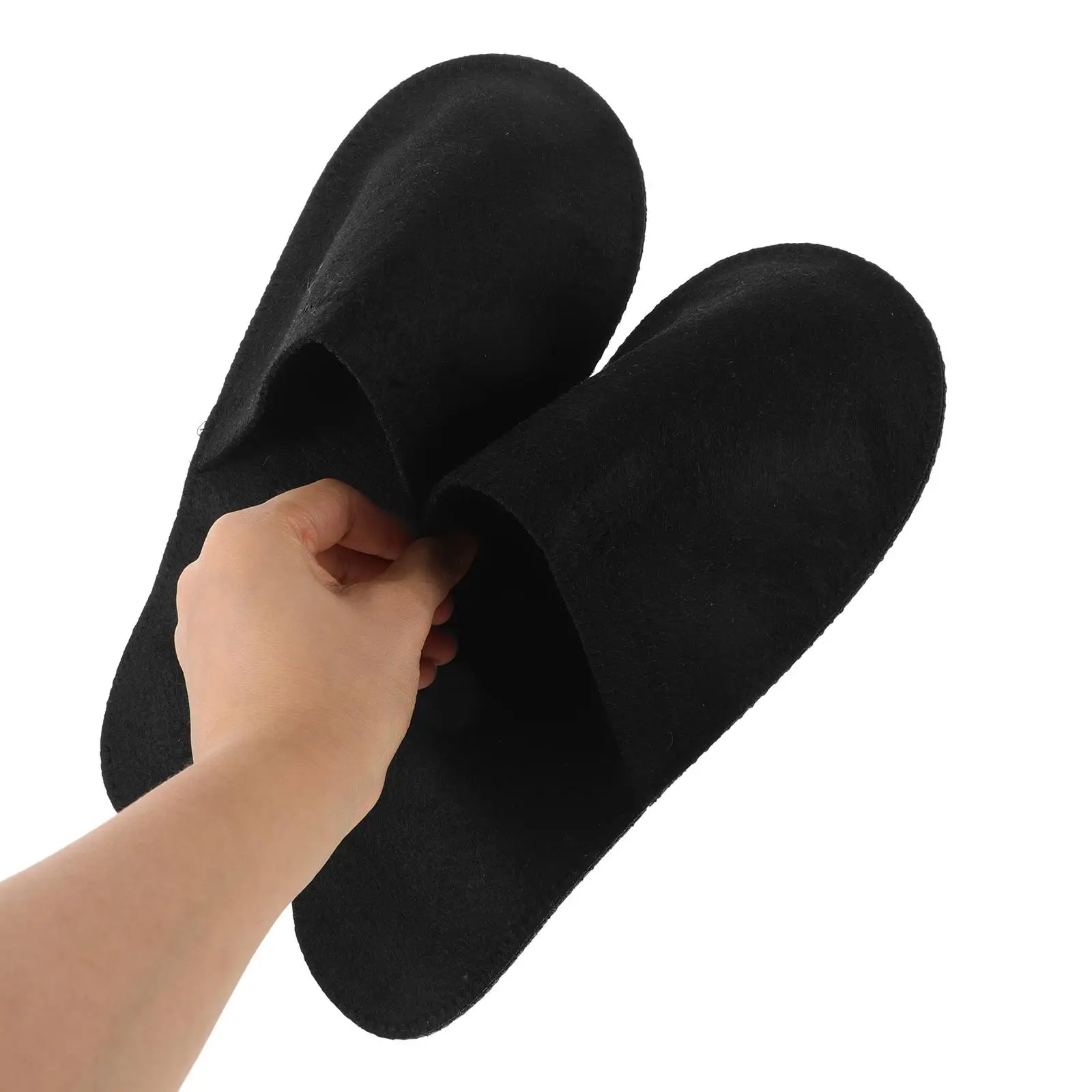 Soft Felt Anti Slip Slippers For Guest House Spa Unisex Indoor Bath Footwear Massage Relaxation Shoes Guest Slippers Felt