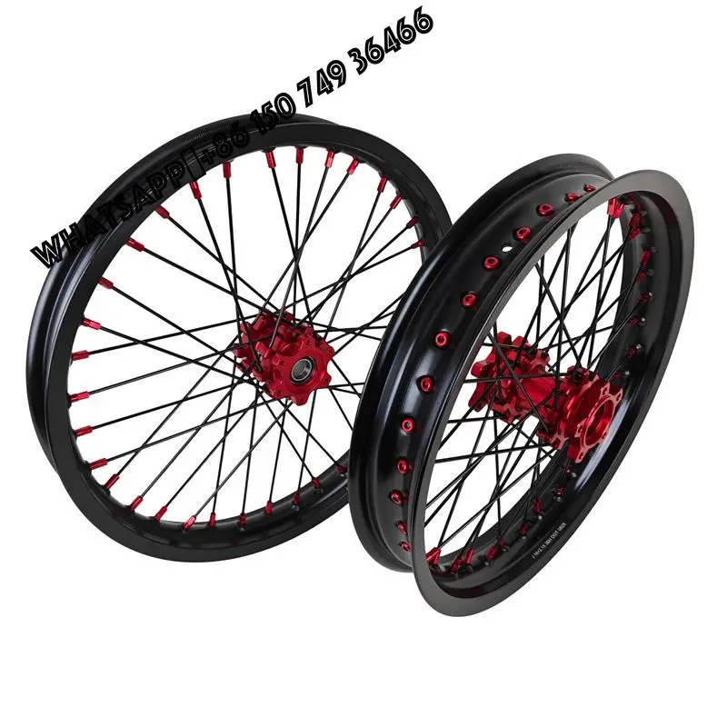In stock Fit E Ride Pro 3.0/SR Wheels Set 16 18 19 21 Rims High Quality Set Electric Dirt Bike Wheel For surron Aluminum 6082-T6