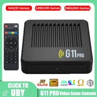 G11 PRO Video Game Stick Lite 4K Video Game Console 64GB Double Wireless Controller 60000 game Retro Games video game console