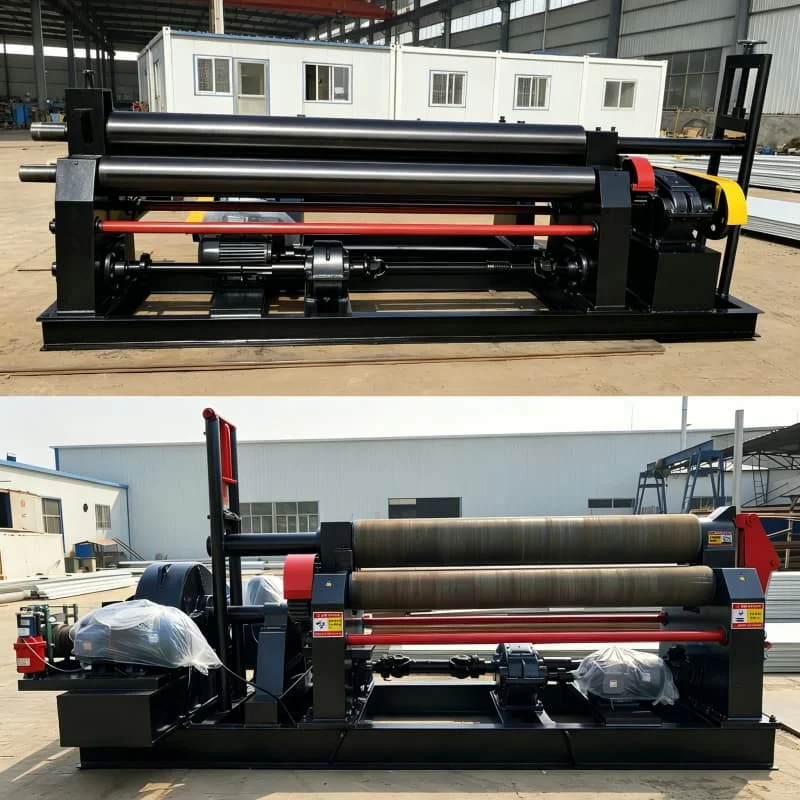 Cheap 10mm Plate Rolling Machine 10mmx2000mm 3 Rolls Plate Bending Machine Roller Bending Machine Made in China Customized Sale