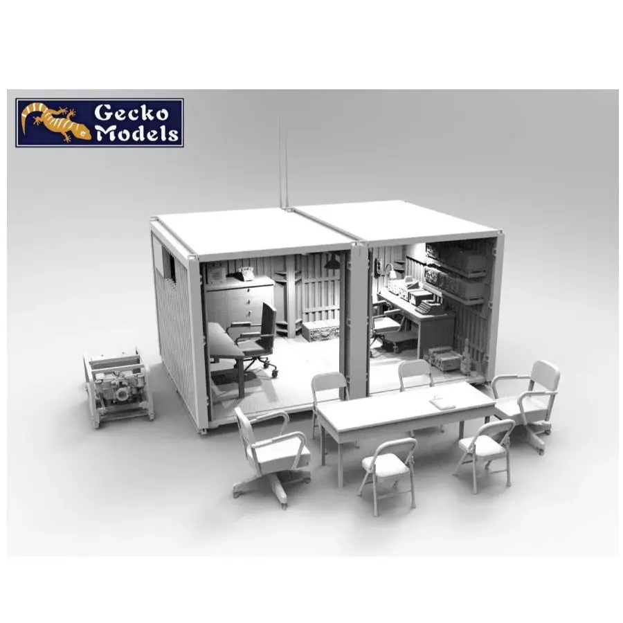 Gecko 35GM0119 1/35 Military Base Temporary Command Station （Vietnam War Era）Kit