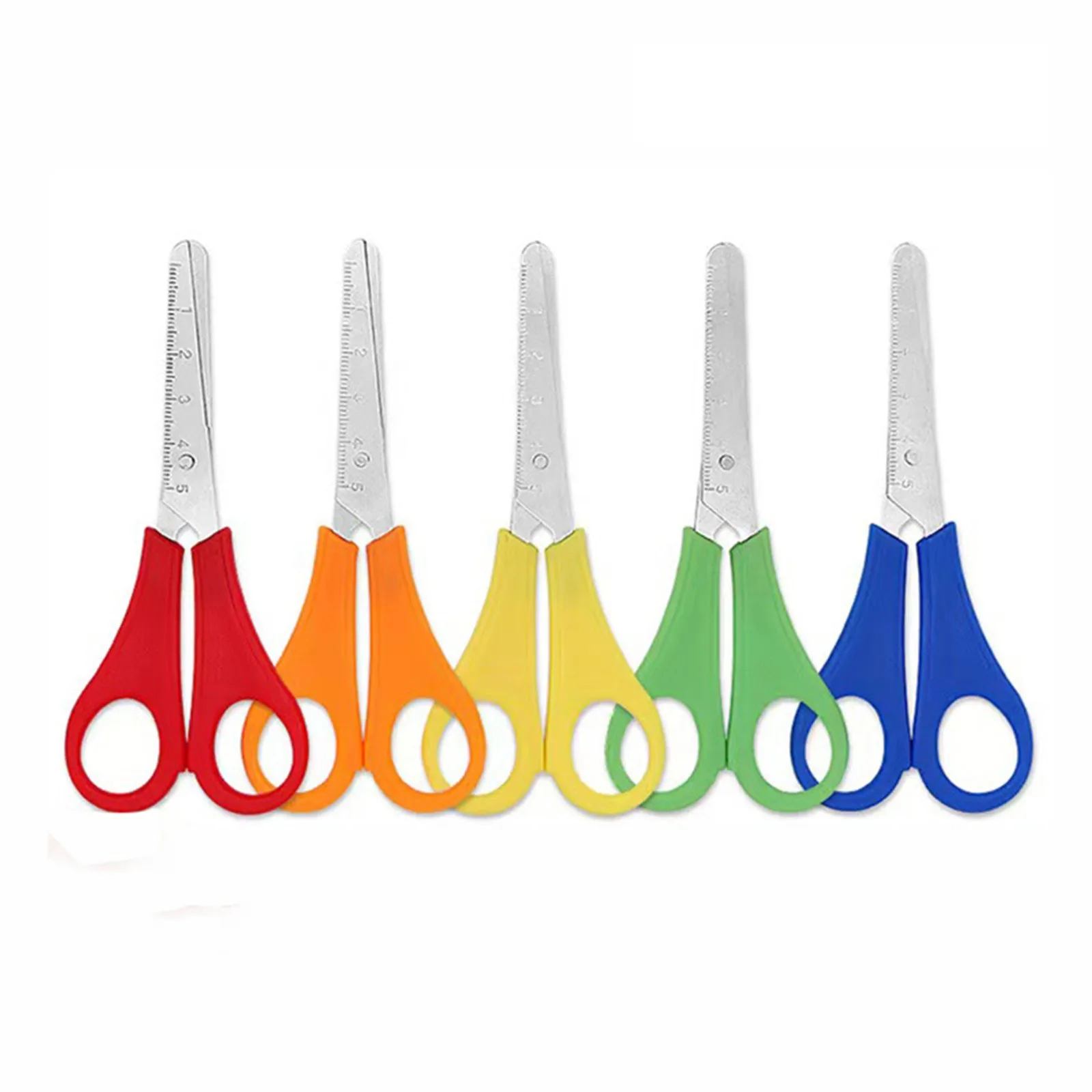 Nożyczki plastikowe DIY do rękodzieła, wycinania z papieru, do przedszkola, dla projektantów, artykuły papiernicze, trwałe, małe i przenośne, solidne.
