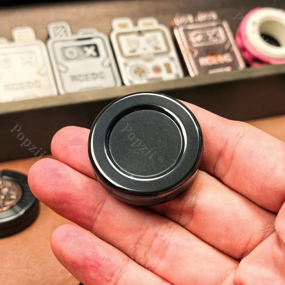 ACEDC Mechanical Ratchet Coin Adults Stress Relief Toy Fidget Spinner Fingertip Gyro Fingertip Tricks EDC Flips Anxiety Toys