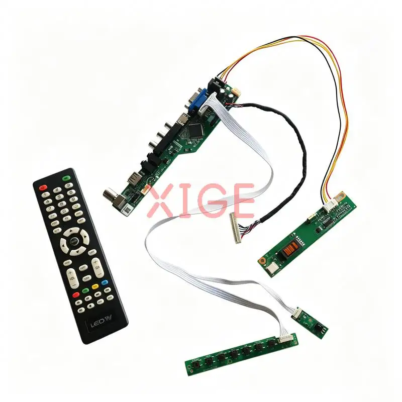 

Screen Controller Board Fit LQ150X1LH HT15X34 CLAA150XH01 LQ150X1LB USB+AV+VGA+HDMI 30 Pin LVDS 1024*768 1024x768 1-CCFL Kit DIY