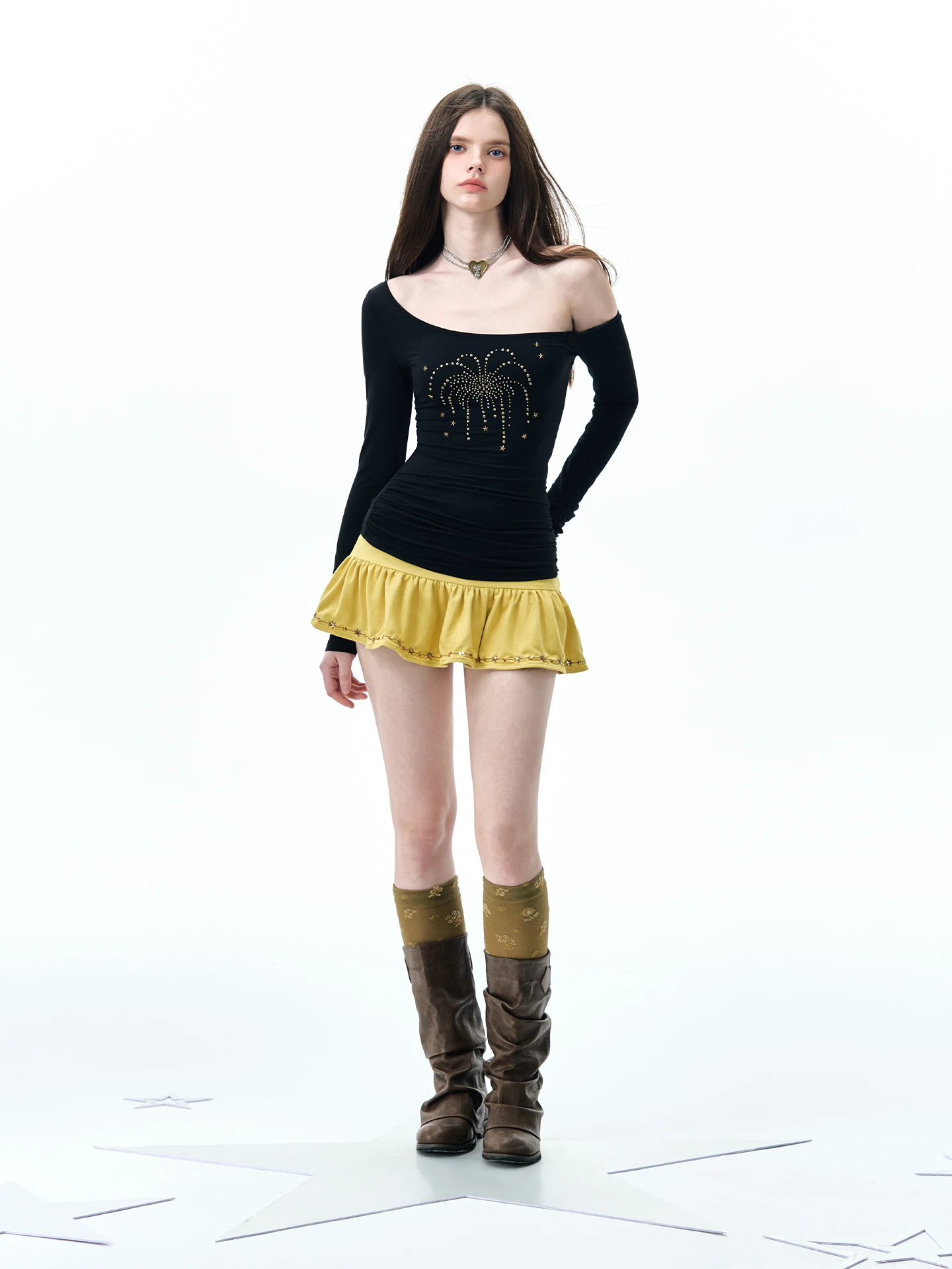 necy-original-suede-bead-lace-trim-f-skirt-embroidered-design-ballet-sle-a-line-skirt-for-girls-casual-wear