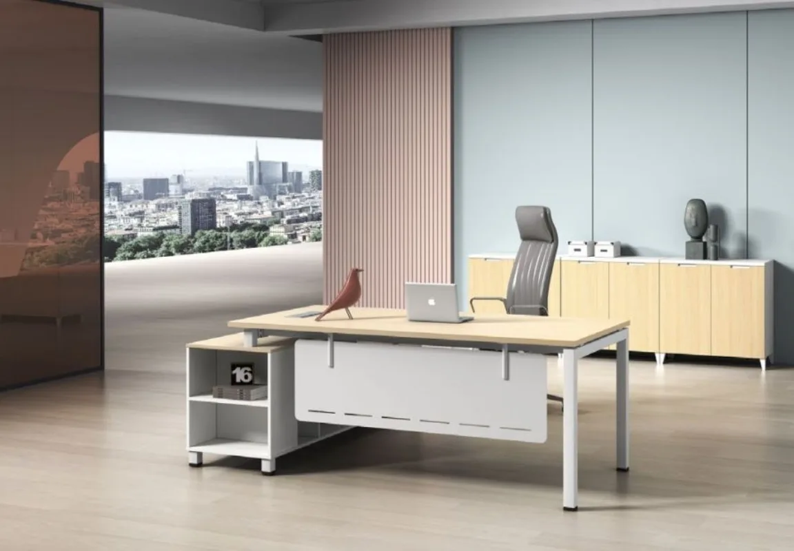 Office Standing Staff Desks Furniture Leg 6 Seater Office Desk Workstation Table Height Desk