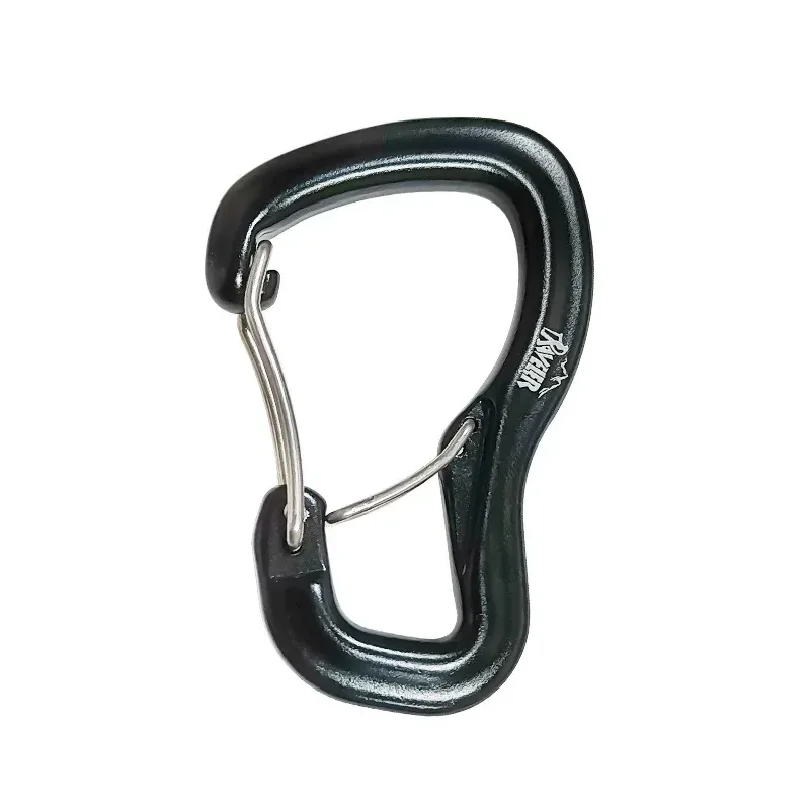 Outdoor hammock double locking buckle, multifunctional aluminum alloy hanging buckle, camping hammock quick hanging buckle