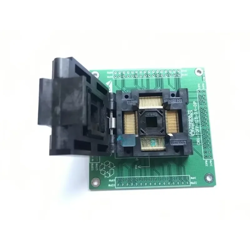 for IC51-1284-1702 TQFP128 0.4mm Pitch Burn-in Socket Adapter for Programmer High Precision Test Interface Reliable