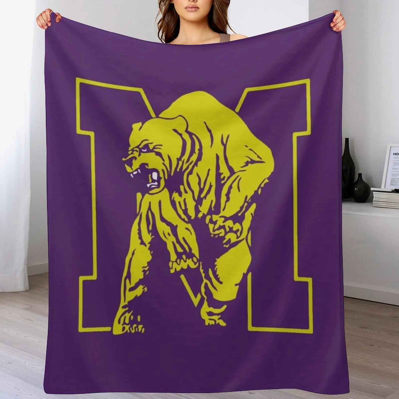 

Miles College Throw Blanket Soft Quilt Thin Extra Large Throw Blankets