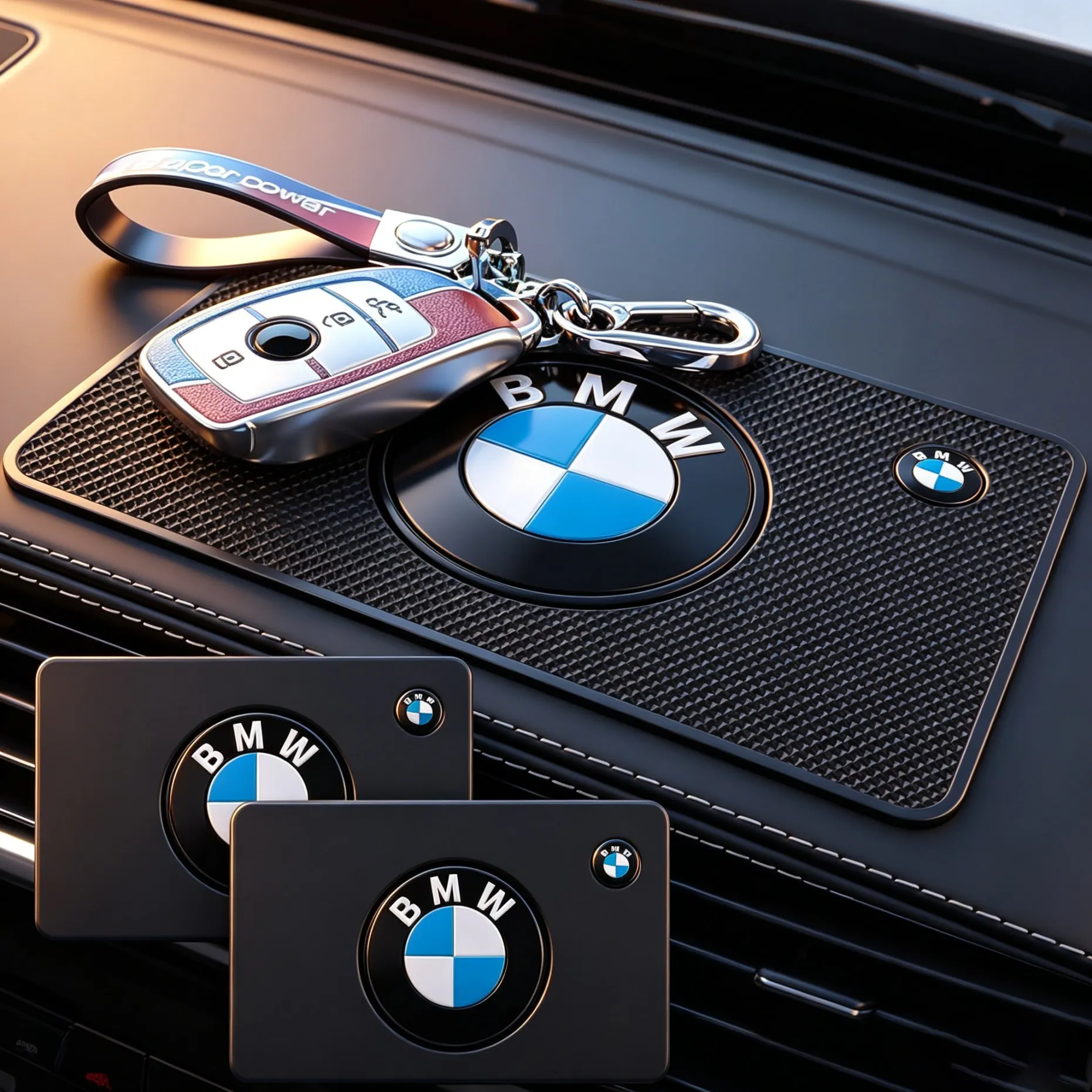 PVC Silicone Car Dashboard Non-Slip Mat Anti-Slip Pad Sticker for BMW X1 X3 X4 X5 E46 E90 F20 E60 E39 F10 M1 M2 M3 M5 M6 M Power