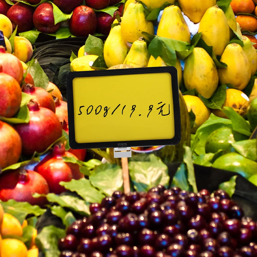 Signage Multi-Function Price Tag, Poster Stand, Retail Store Labels, Merchandise Holders, Rack Shelf