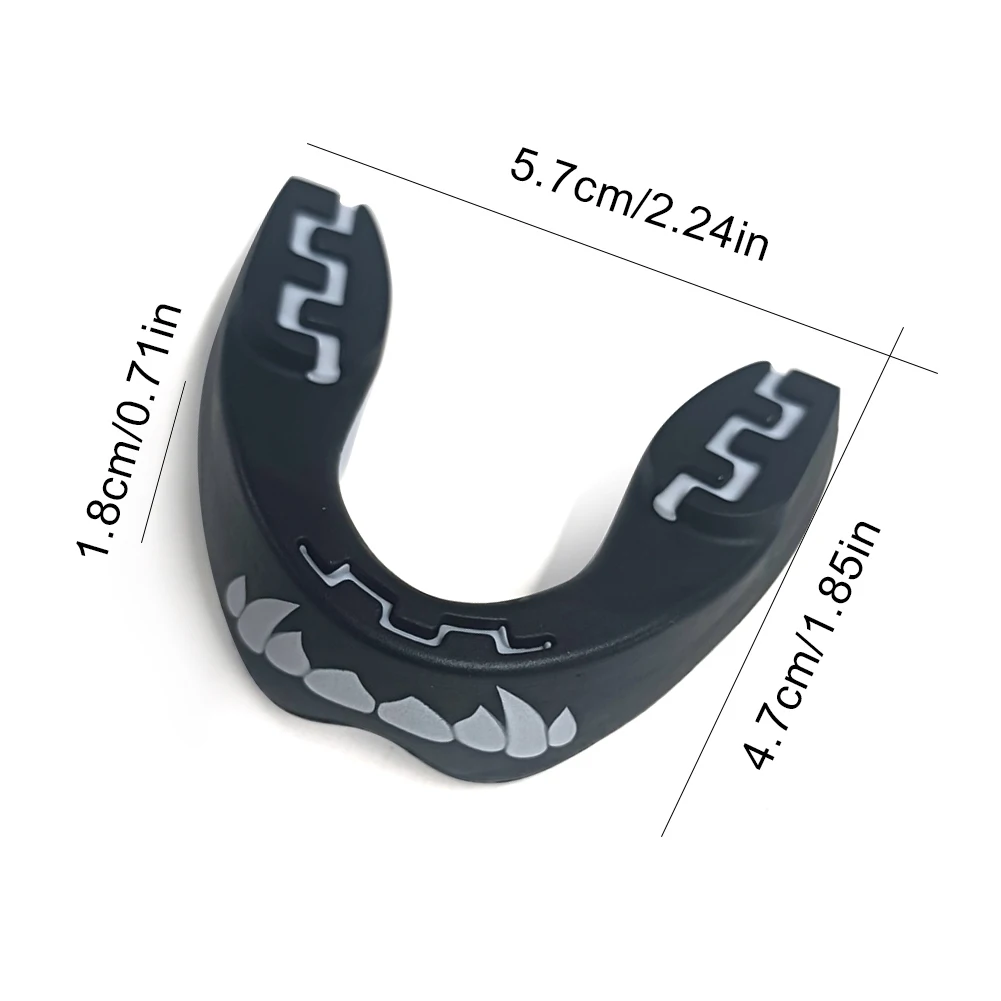 

Sports Mouth Guard Gum Protector Protective Sports Mouthpiece Shock Absorbing EVA Gum Shield for Boxing Football Karate