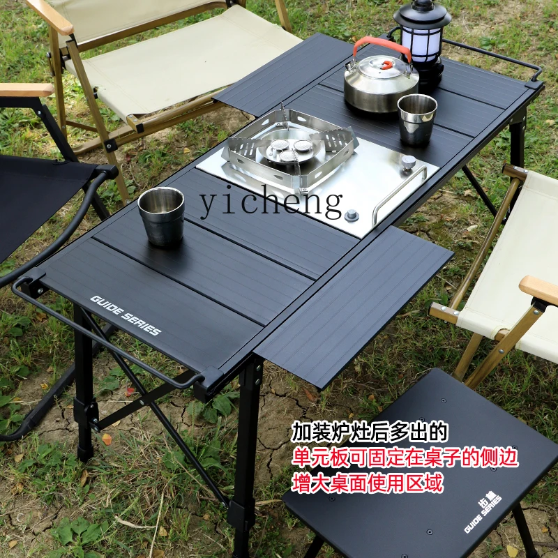A2-10  outdoor camping aluminum alloy multi-functional semi-automatic lifting camping folding tle