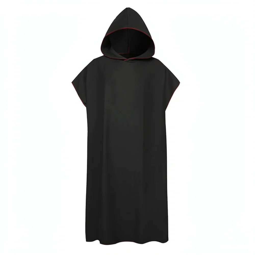 Hooded Wearable Bathrobe Microfiber Quick Dry Beach Towel Highly Absorbent Wrap For Poolside Vacation Shower Bathing Gear