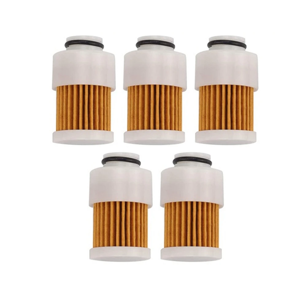 5Pcs Fuel Filter Elements for Yamaha Outboard Engine 40Hp 60Hp 75Hp 90Hp 115Hp Marine Motor Gas Filter 68V-24563-00