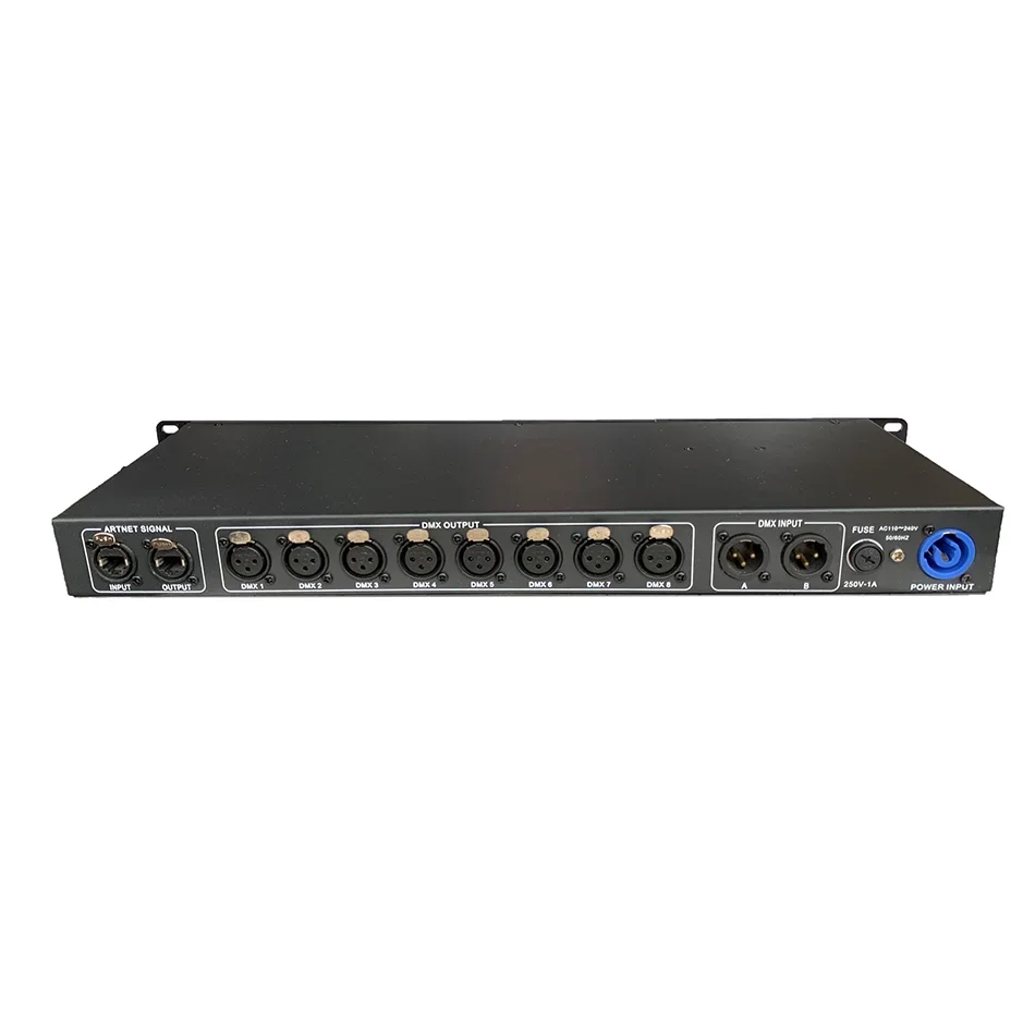 Grace Artnet Dmx controller 8 Port Converter Output 8x512 4096 Channels