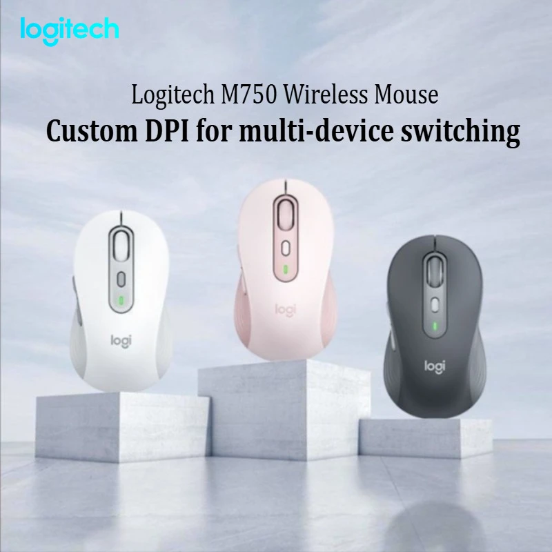 

Logitech M750 Vertical Wireless Mouse: Reduces Wrist Pressure, Fatigue-Free for Long Work Hours