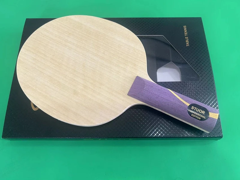 Stuor Sa 7-lagiges Carbon-Innen-Tischtennisschläger, Tischtennisschläger, Ping-Pong-Paddel, Kohlefaser, integriertes AUS + ANGEBOT – Detail 8